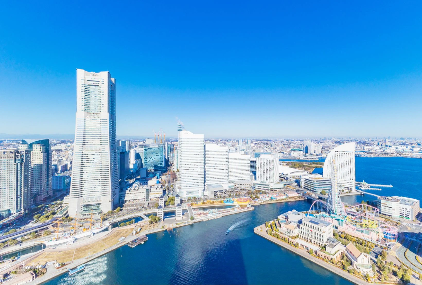 横浜みなとみらいの風景